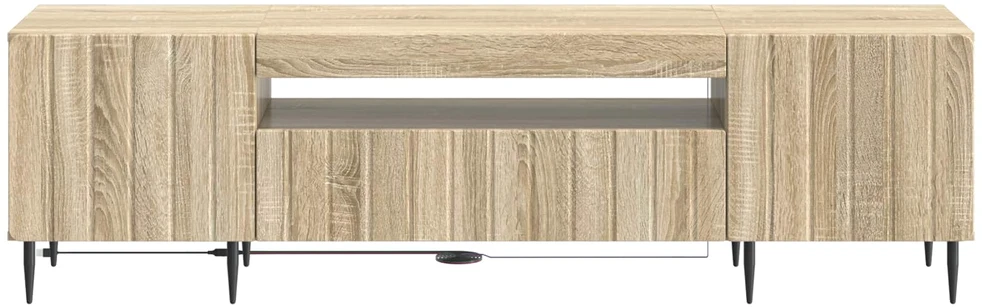 TV staliukas LED televizoriaus spintelė Sonoma ąžuolas Apdirbta mediena