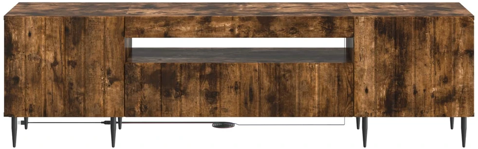 TV staliukas LED televizoriaus spintelė ZWOLLE Dūminio ąžuolo