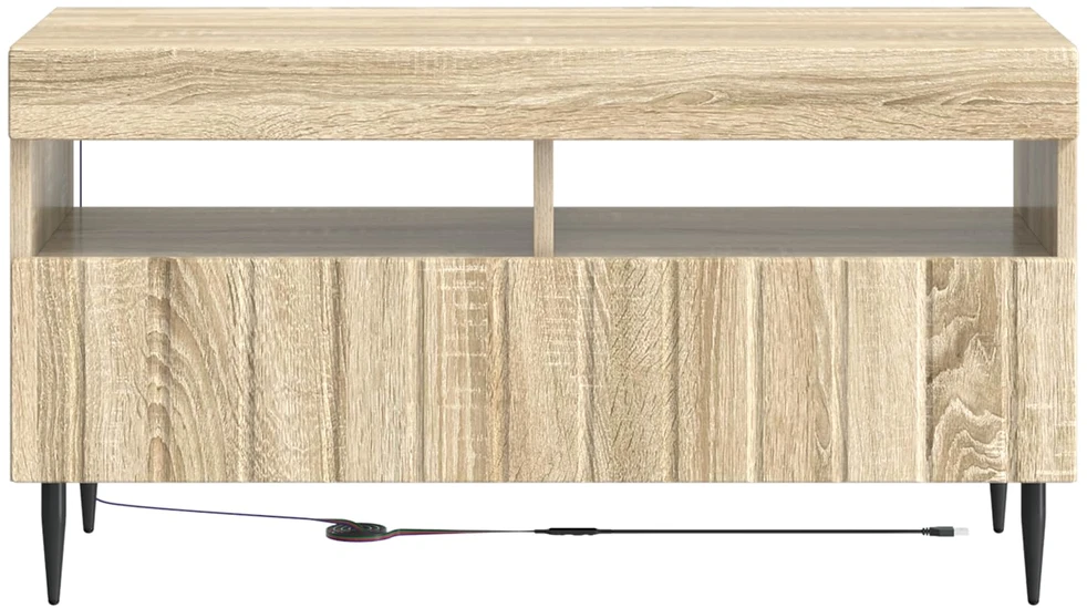 TV staliukas LED televizoriaus spintelė ZWOLLE Sonoma ąžuolas