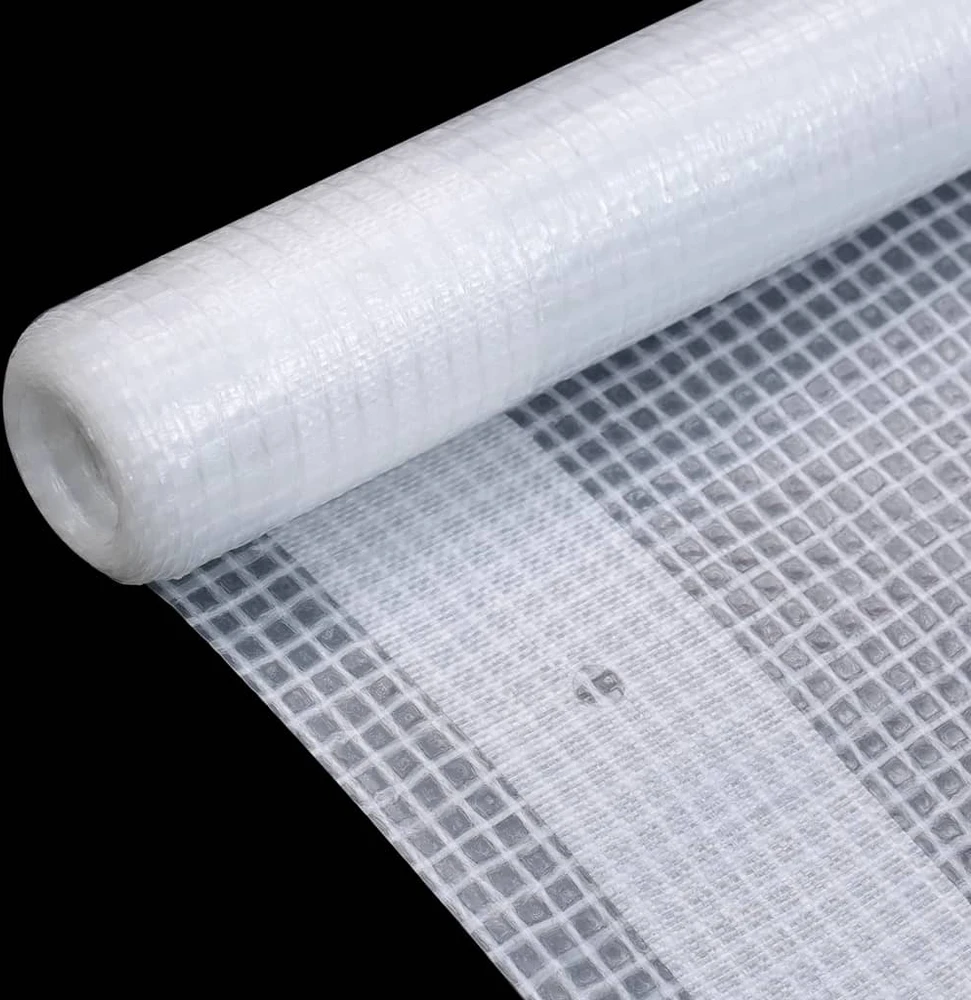 Leno tentai, 2vnt., baltos spalvos, 2x6m, 260g/m²