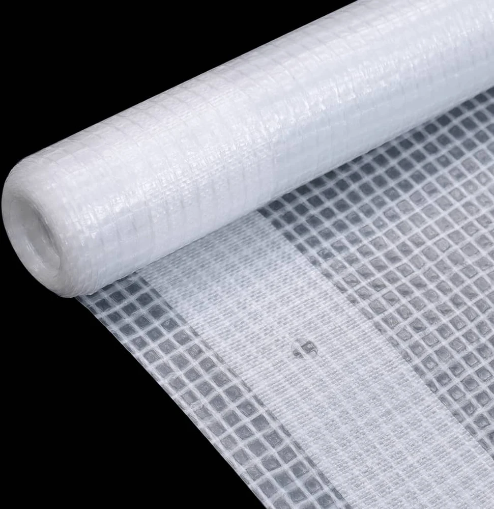 Leno tentai, 2vnt., baltos spalvos, 4x8m, 260g/m²