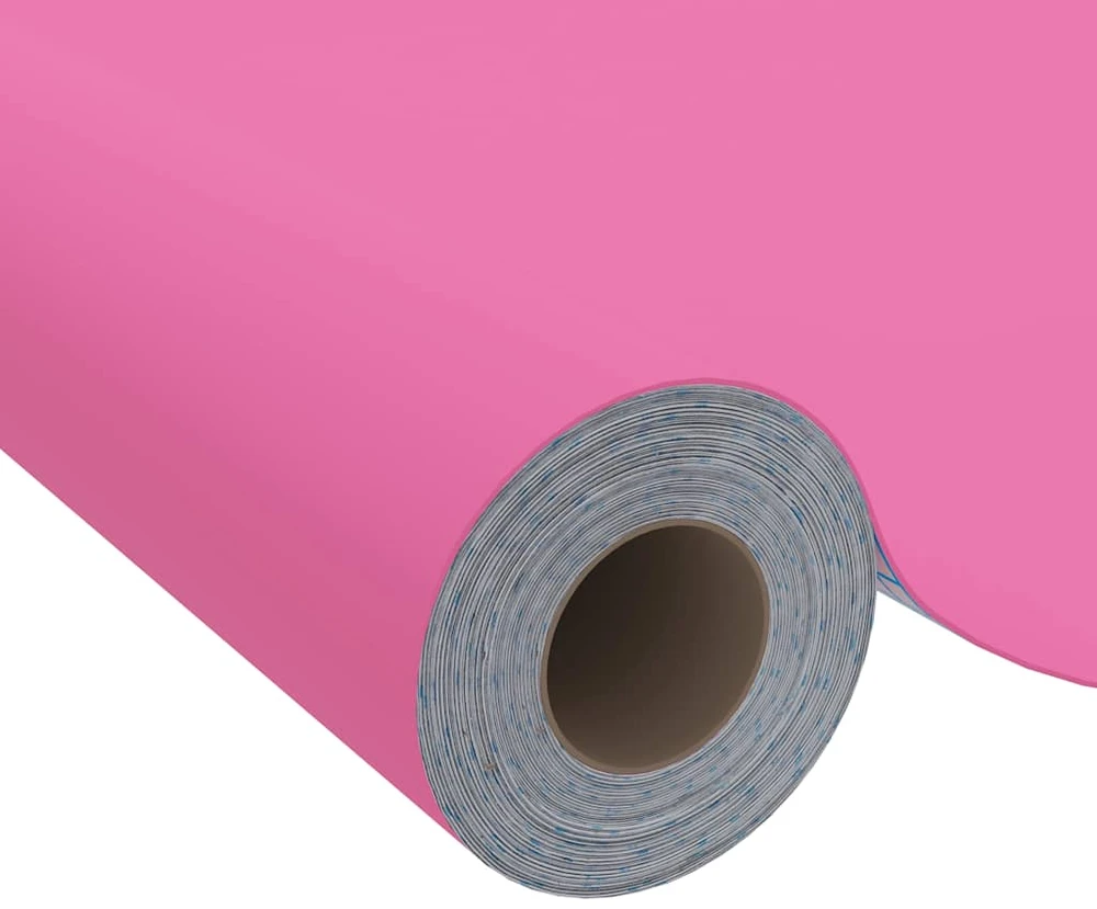 Lipni plėvelė baldams, rožinės spalvos, 500x90cm, PVC, blizgi