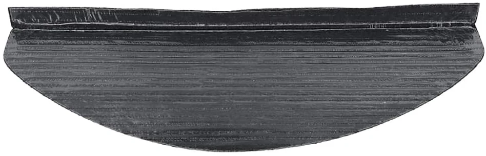 Lipnūs laiptų kilimėliai, 15vnt., antracito, 65x22,5x3,5cm