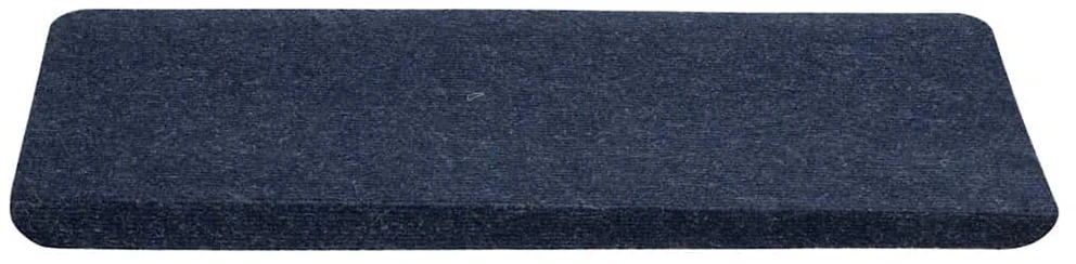Lipnūs laiptų kilimėliai, 15vnt., mėlynos spalvos 65x24,5x3,5cm
