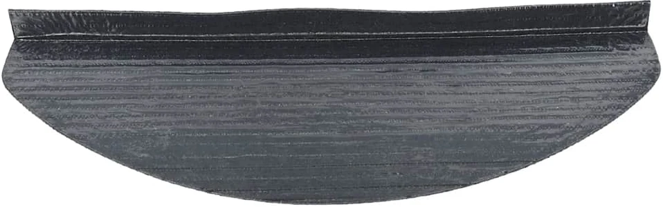 Lipnūs laiptų kilimėliai, 15vnt., pilkos spalvos, 65x22,5x3,5cm
