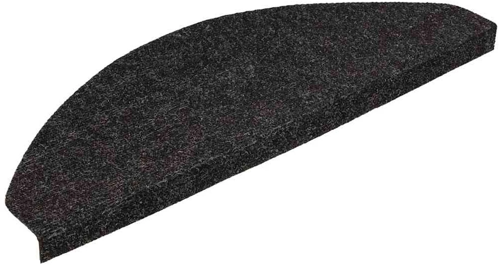 Lipnūs laiptų kilimėliai, 20vnt., antracito, 65x22,5x3,5cm