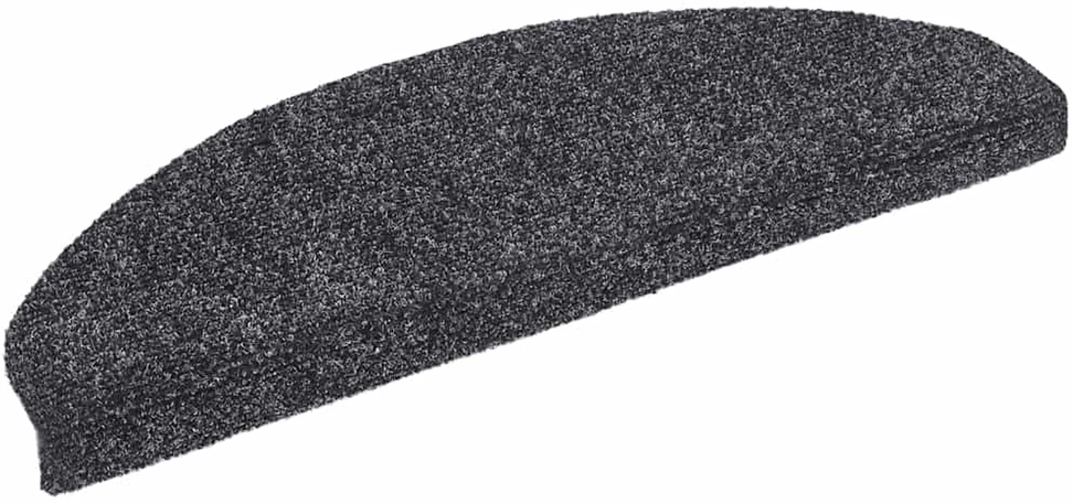 Laiptų kilimėliai, lipnūs, 30 vnt., 65x21x4 cm, tamsiai pilki, pusapvaliai, dideli