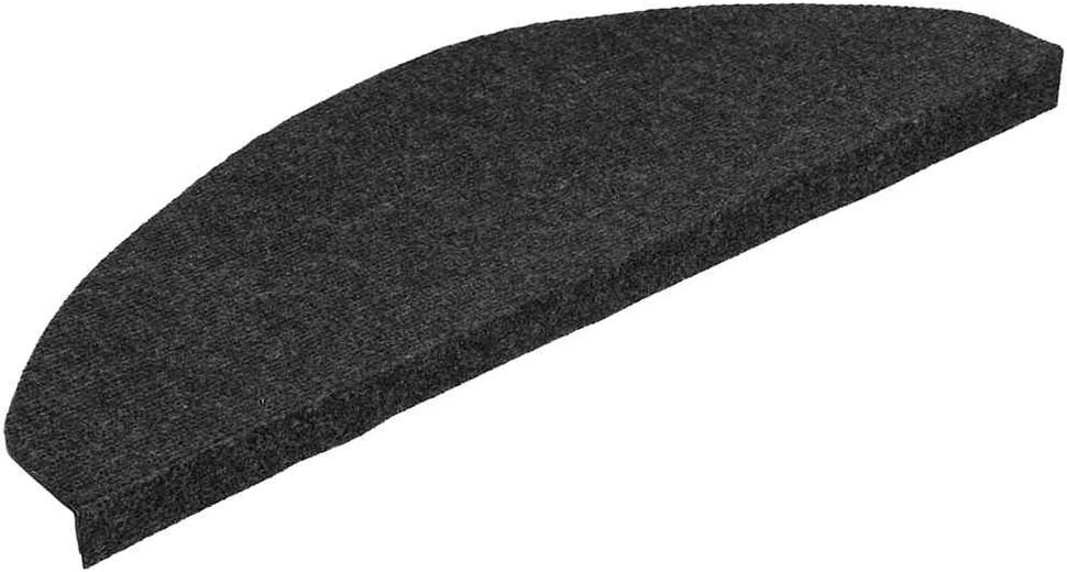 Lipnūs laiptų kilimėliai, 30vnt., juodi, 65x22,5x3,5cm