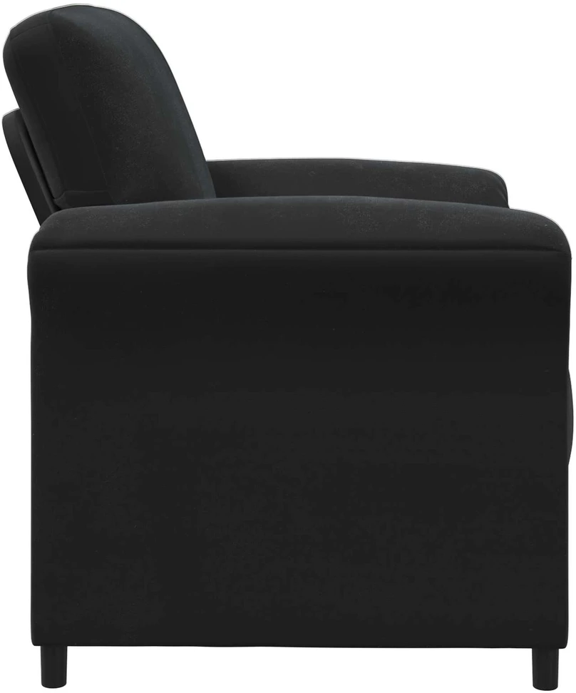 1 vietos sofa Juoda 88 x 83 x 95 cm Aksomas