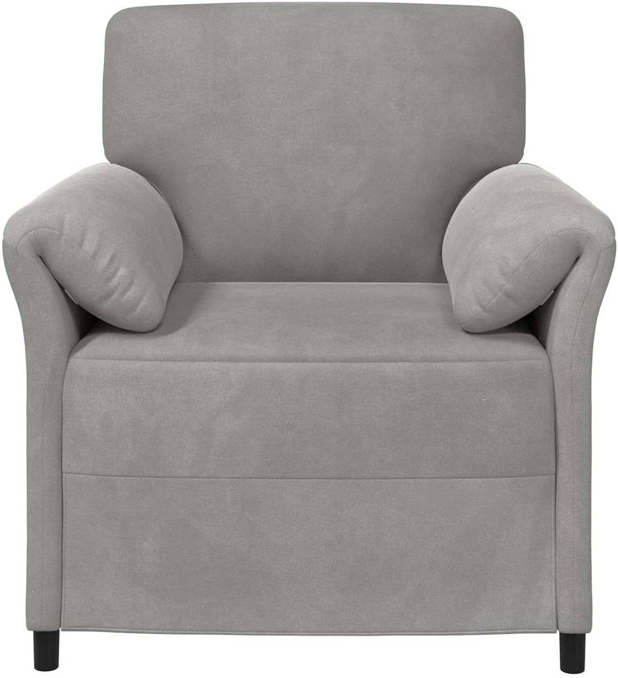 1 vietos sofa Šviesiai pilka 88 x 83 x 95 cm Aksomas