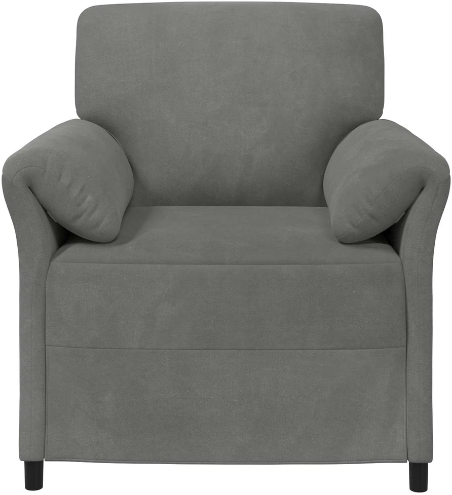 1 vietos sofa Tamsiai pilka 88 x 83 x 95 cm Aksomas