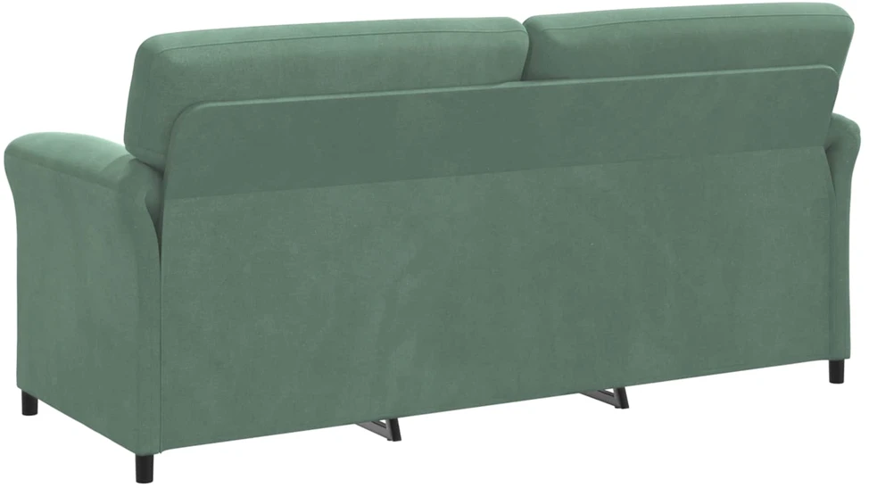 3-Vietis Sofa Jūrinė žalia 198 x 83 x 95 cm Aksomas