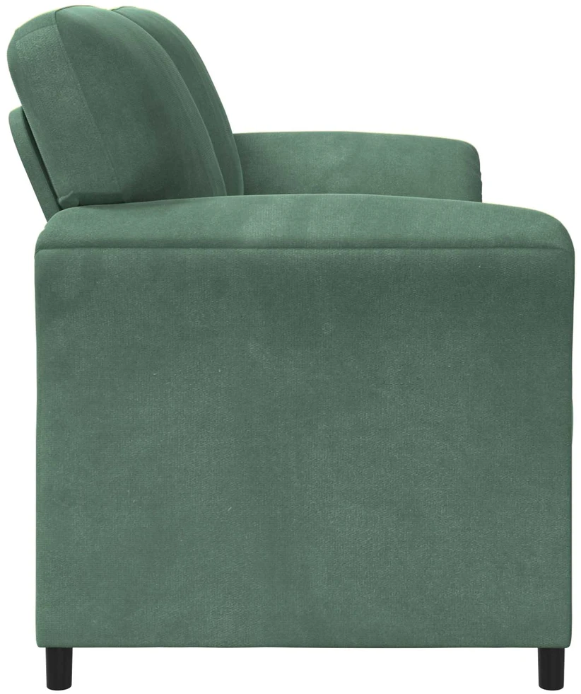 3-Vietis Sofa Jūrinė žalia 198 x 83 x 95 cm Aksomas