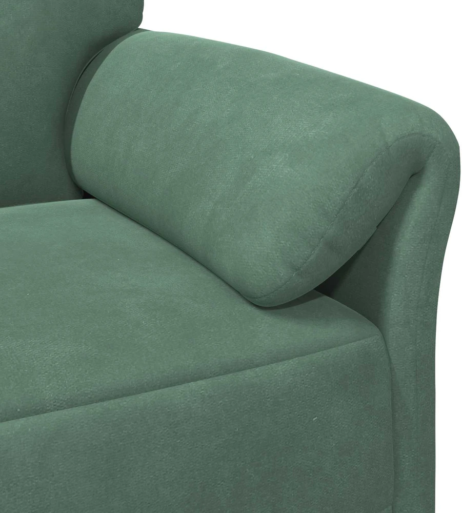 3-Vietis Sofa Jūrinė žalia 198 x 83 x 95 cm Aksomas