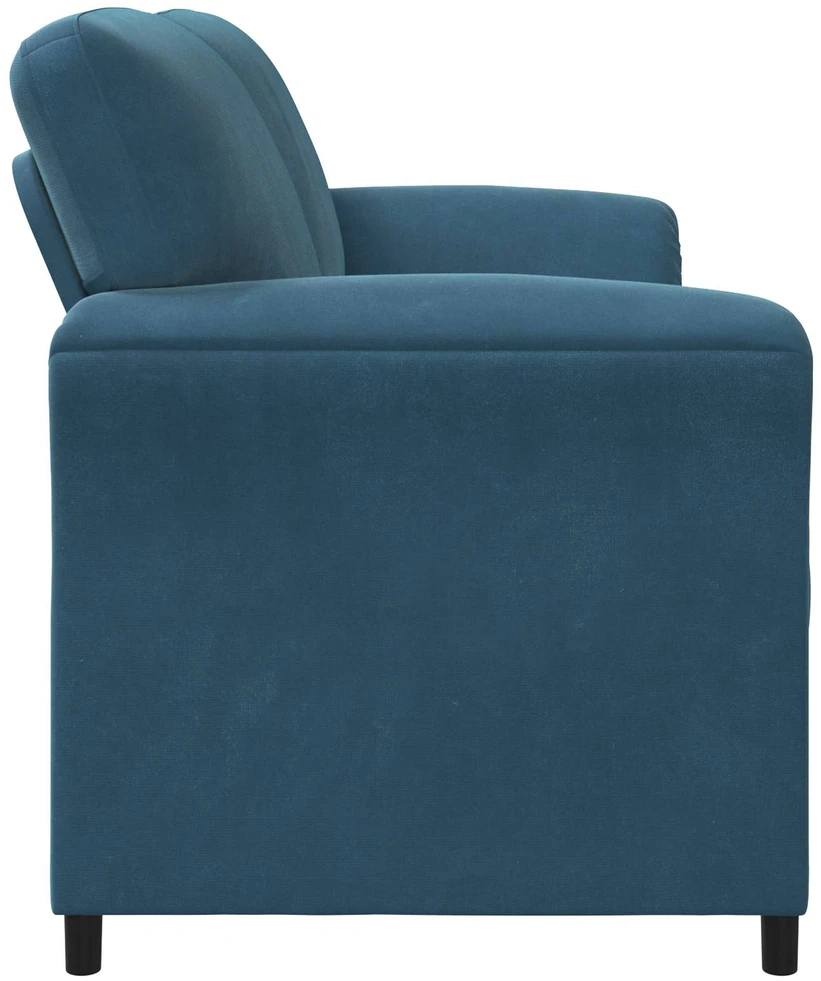3-Vietis Sofa Mėlyna 198 x 83 x 95 cm Aksomas