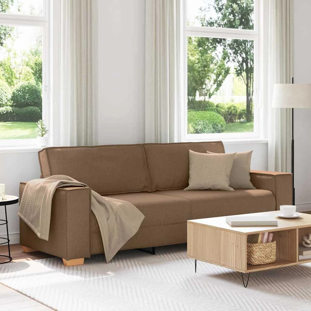 3-Vietis Sofa Ruda 220 cm audinys