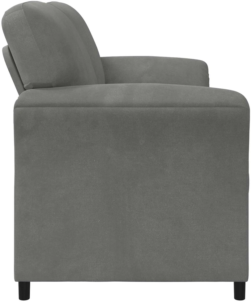 3-Vietis Sofa Tamsiai pilka 198 x 83 x 95 cm Aksomas
