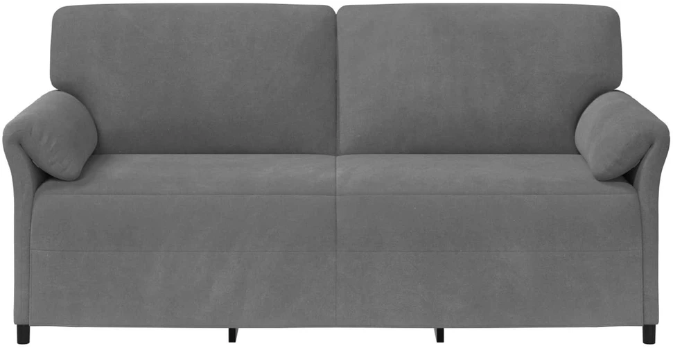 3-Vietis Sofa Tamsiai pilka 198 x 83 x 95 cm Aksomas