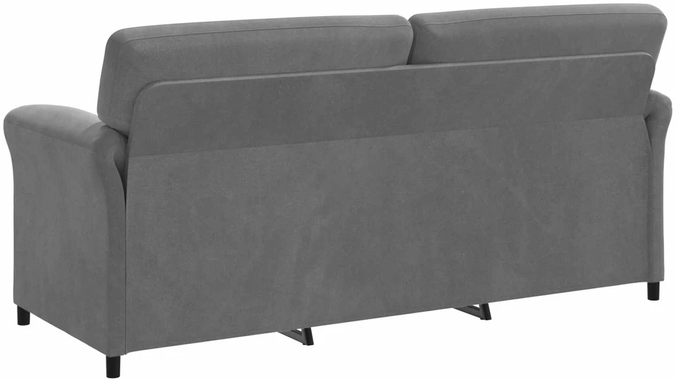 3-Vietis Sofa Tamsiai pilka 198 x 83 x 95 cm Aksomas