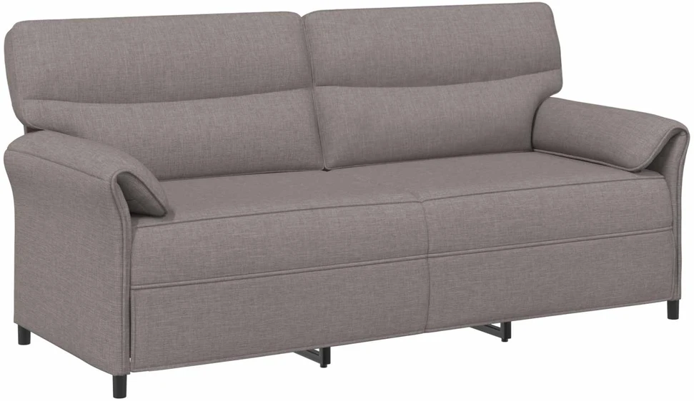 3-Vietis Sofa Taupe 198 x 83 x 95 cm