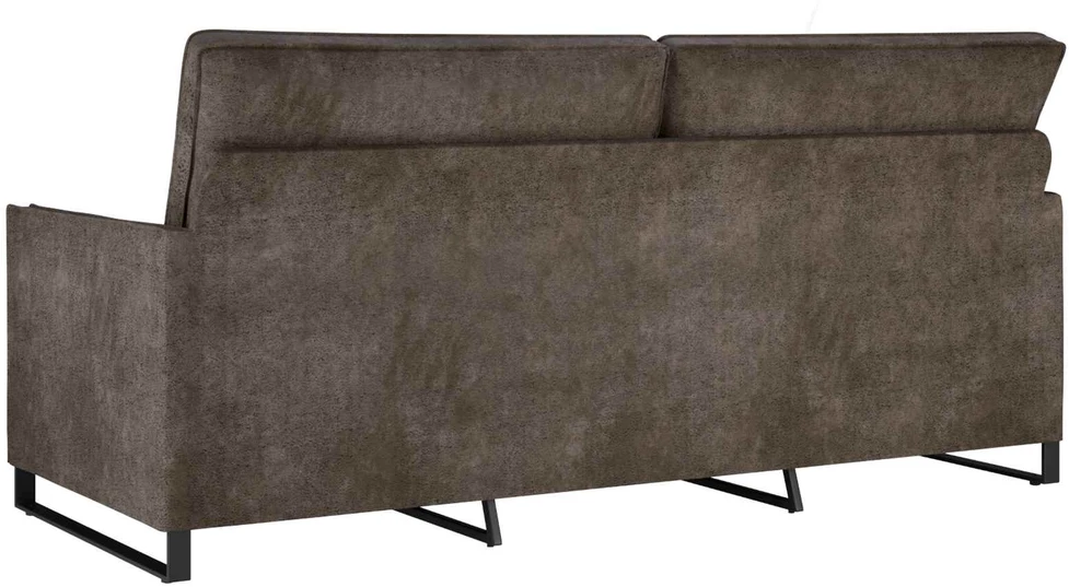 3 vietų sofa Tamsiai pilka 190 x 81 x 82 cm Dirbtinė zomša