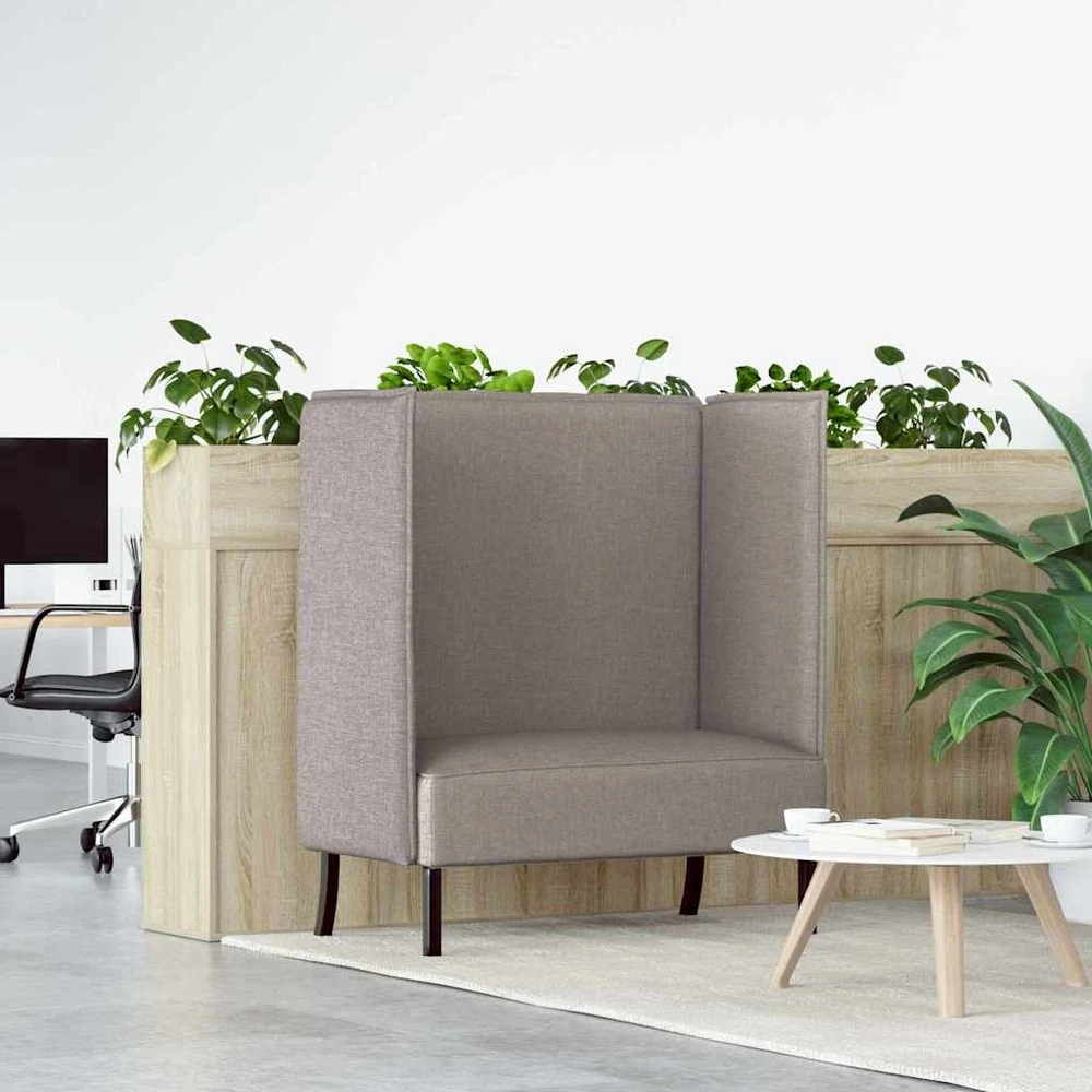 Aukštos nugaros sofa Tortora 109 x 56 x 121 cm audinys