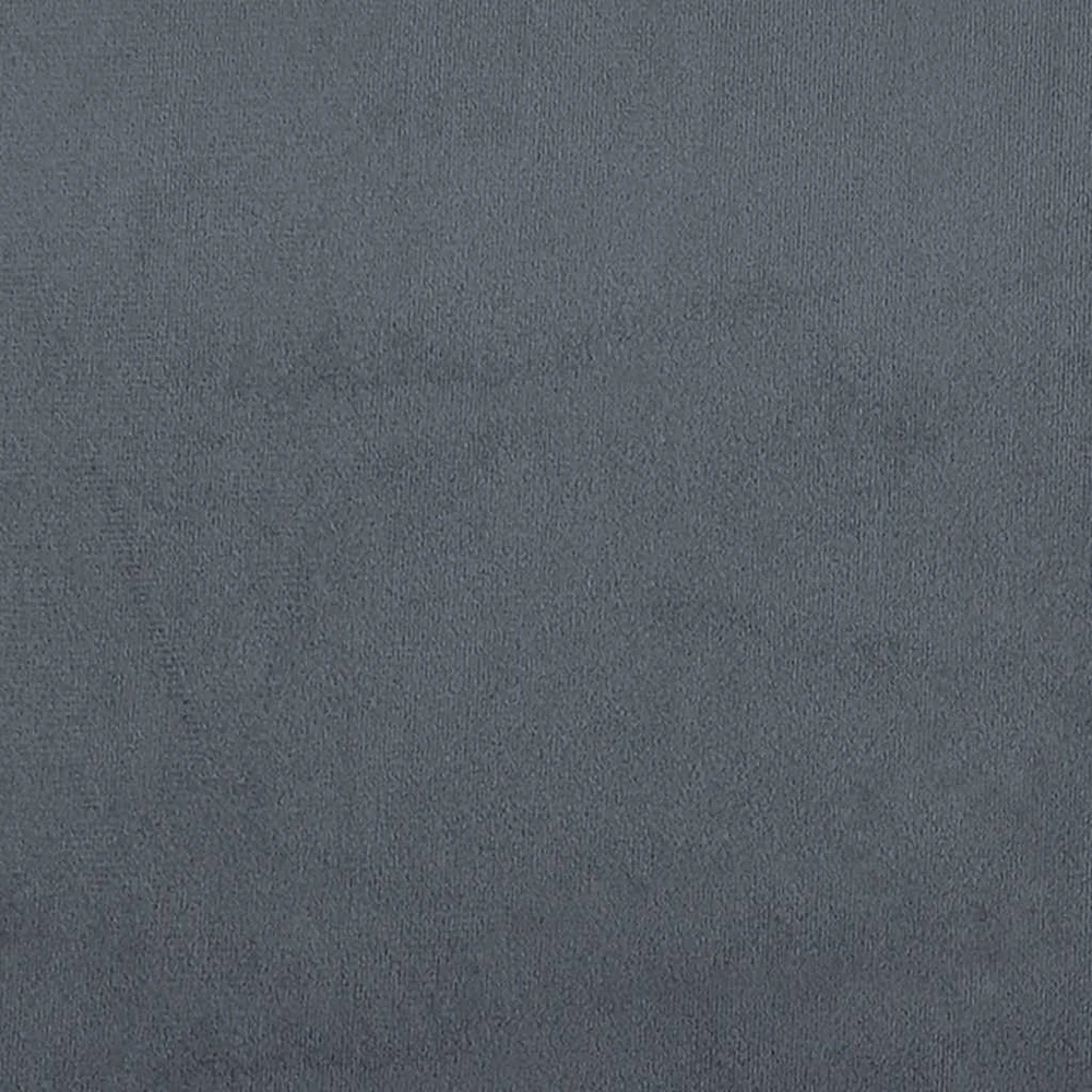Lova be čiužinio, tamsiai pilkos spalvos, 90x190cm, aksomas