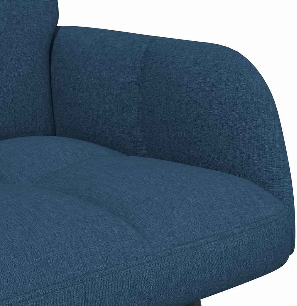Dvitaškė sofa Mėlyna 115 x 61 x 87 cm Audinys