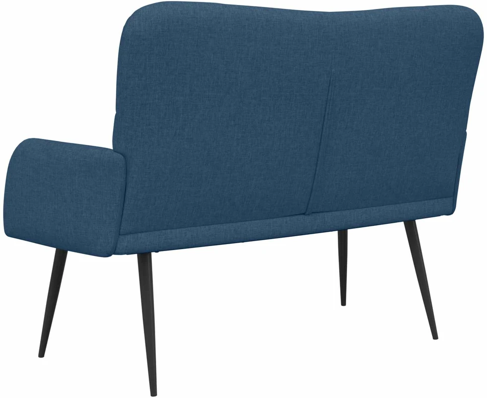 Dvitaškė sofa Mėlyna 115 x 61 x 87 cm Audinys