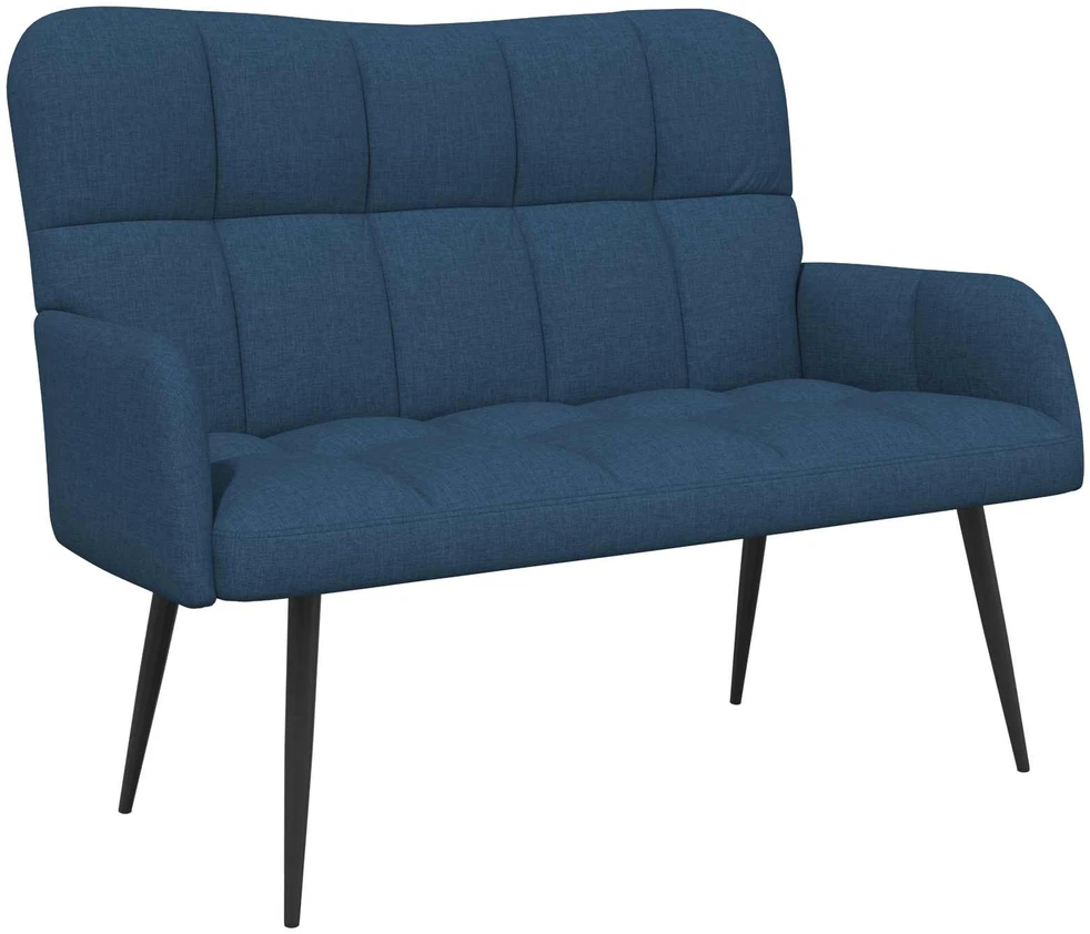 Dvitaškė sofa Mėlyna 115 x 61 x 87 cm Audinys