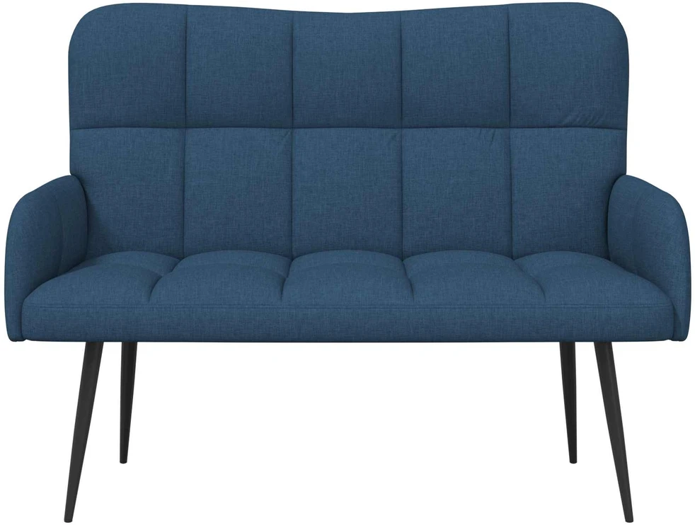 Dvitaškė sofa Mėlyna 115 x 61 x 87 cm Audinys