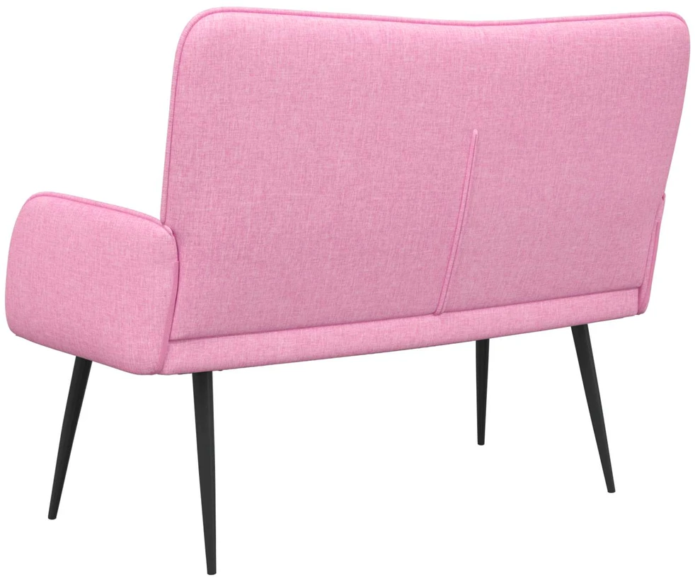 Dvitaškė sofa Rožinė 115 x 61 x 87 cm Audinys