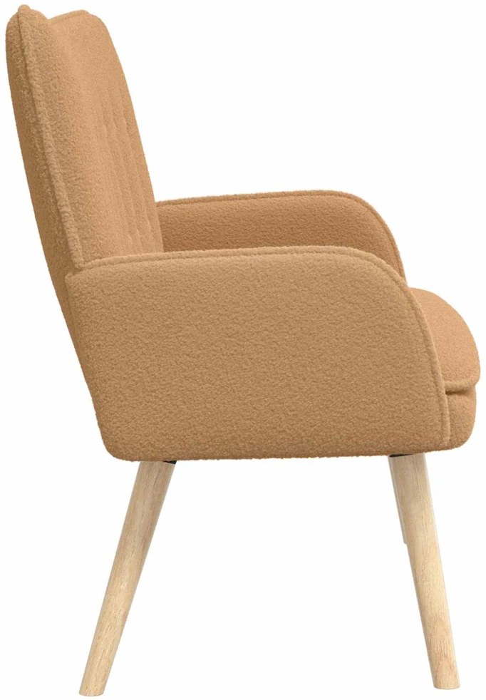 Dvitaškė sofa Smėlio 115 x 61 x 87 cm Bouclé