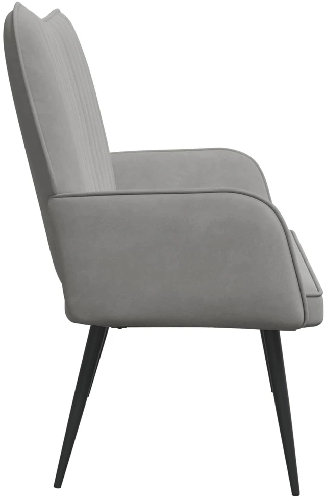 Dvitaškė sofa Šviesiai pilka 115 x 61 x 87 cm Aksomas