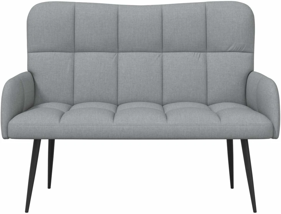 Dvitaškė sofa Šviesiai pilka 115 x 61 x 87 cm Audinys