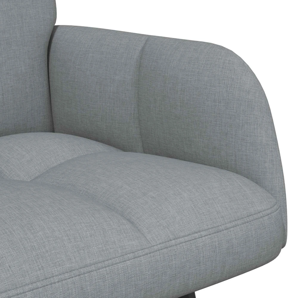 Dvitaškė sofa Šviesiai pilka 115 x 61 x 87 cm Audinys