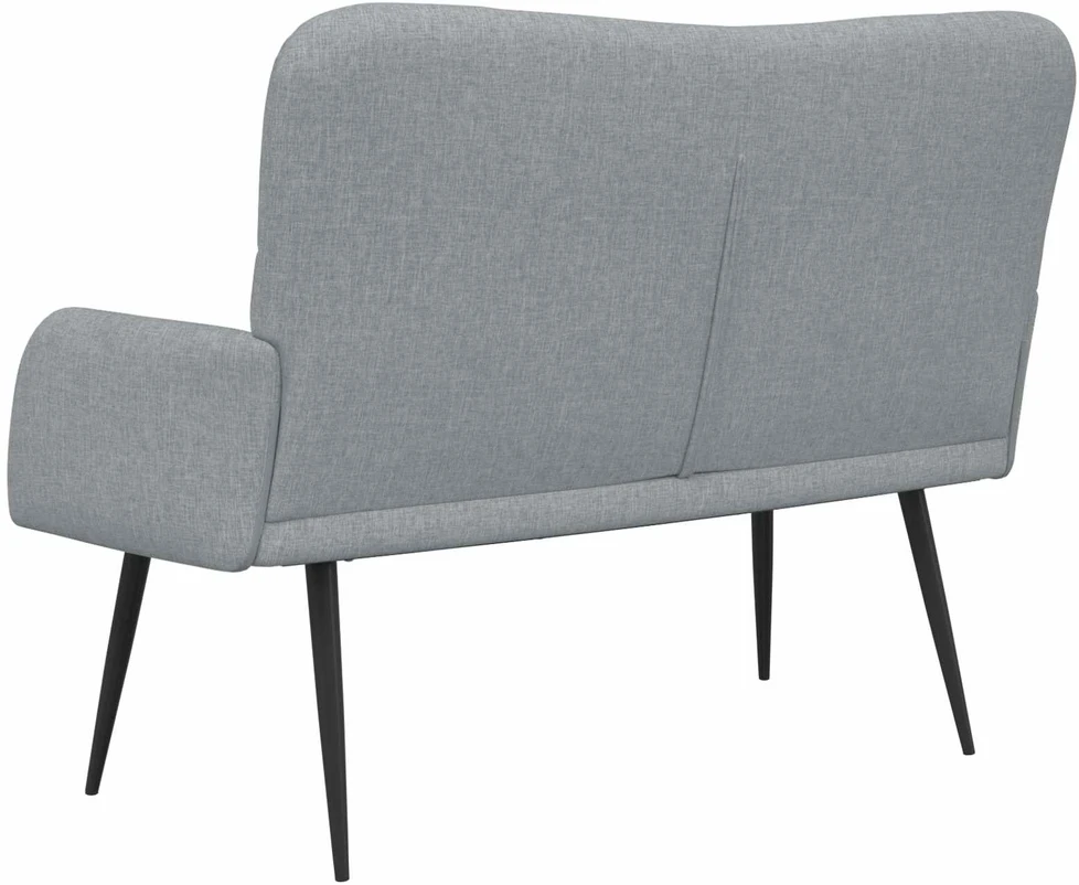 Dvitaškė sofa Šviesiai pilka 115 x 61 x 87 cm Audinys
