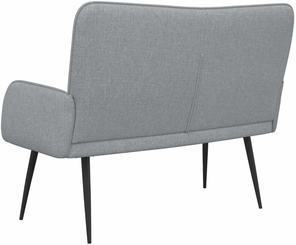 Dvitaškė sofa Šviesiai pilka 115 x 61 x 87 cm Audinys