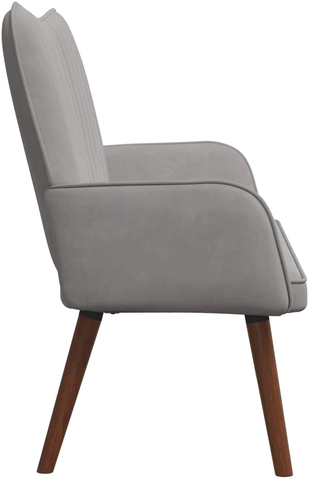 Dvitaškė sofa Šviesiai pilka 115 x 61 x 87 cm Aksomas