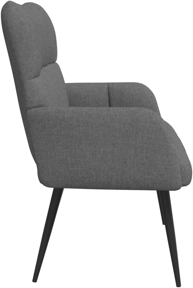Dvitaškė sofa Tamsiai pilka 115 x 61 x 87 cm Audinys