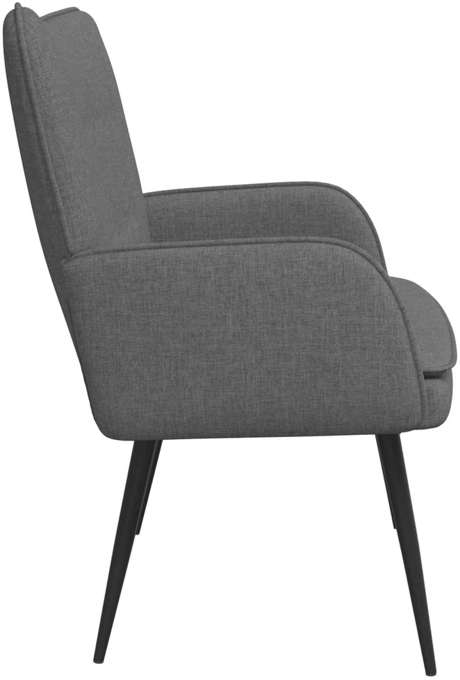 Dvitaškė sofa Tamsiai pilka 115 x 61 x 87 cm Audinys