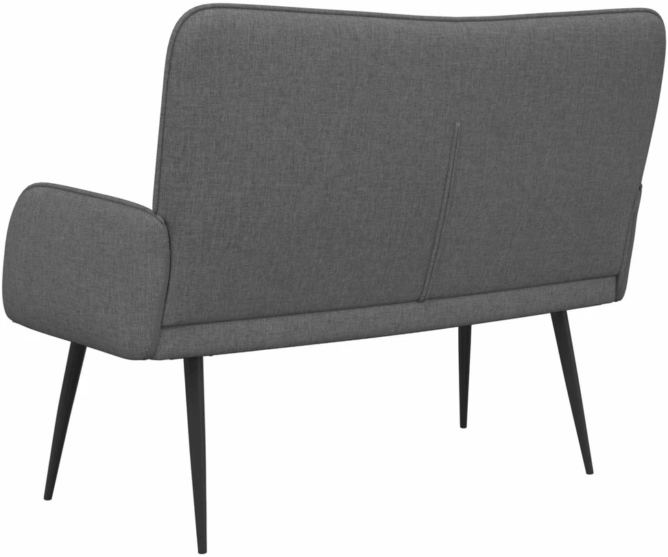Dvitaškė sofa Tamsiai pilka 115 x 61 x 87 cm Audinys