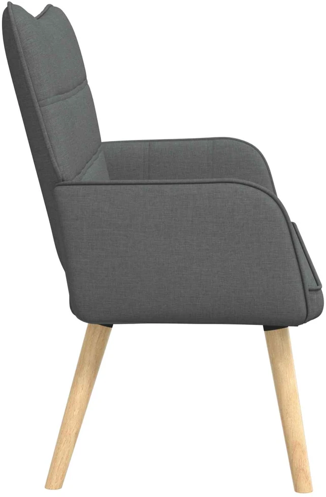 Dvitaškė sofa Tamsiai pilka 115 x 61 x 87 cm Audinys