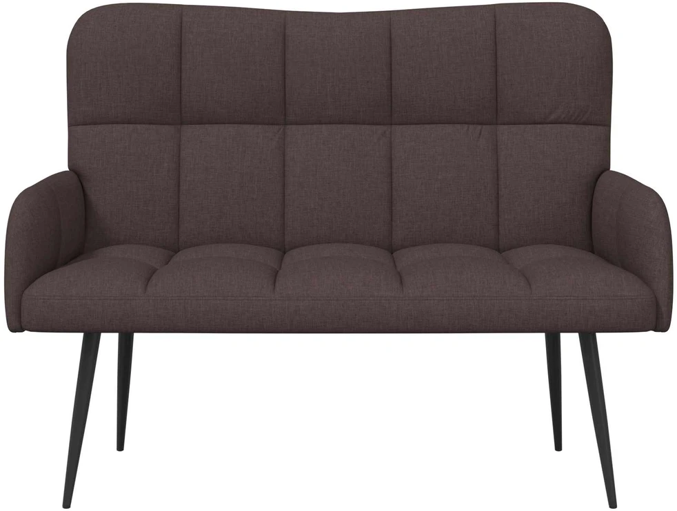 Dvitaškė sofa Tamsiai rudas 115 x 61 x 87 cm Audinys