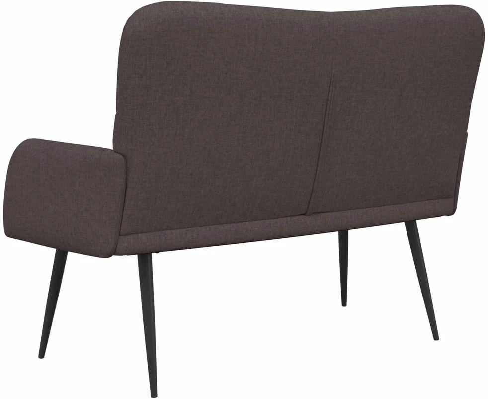 Dvitaškė sofa Tamsiai rudas 115 x 61 x 87 cm Audinys