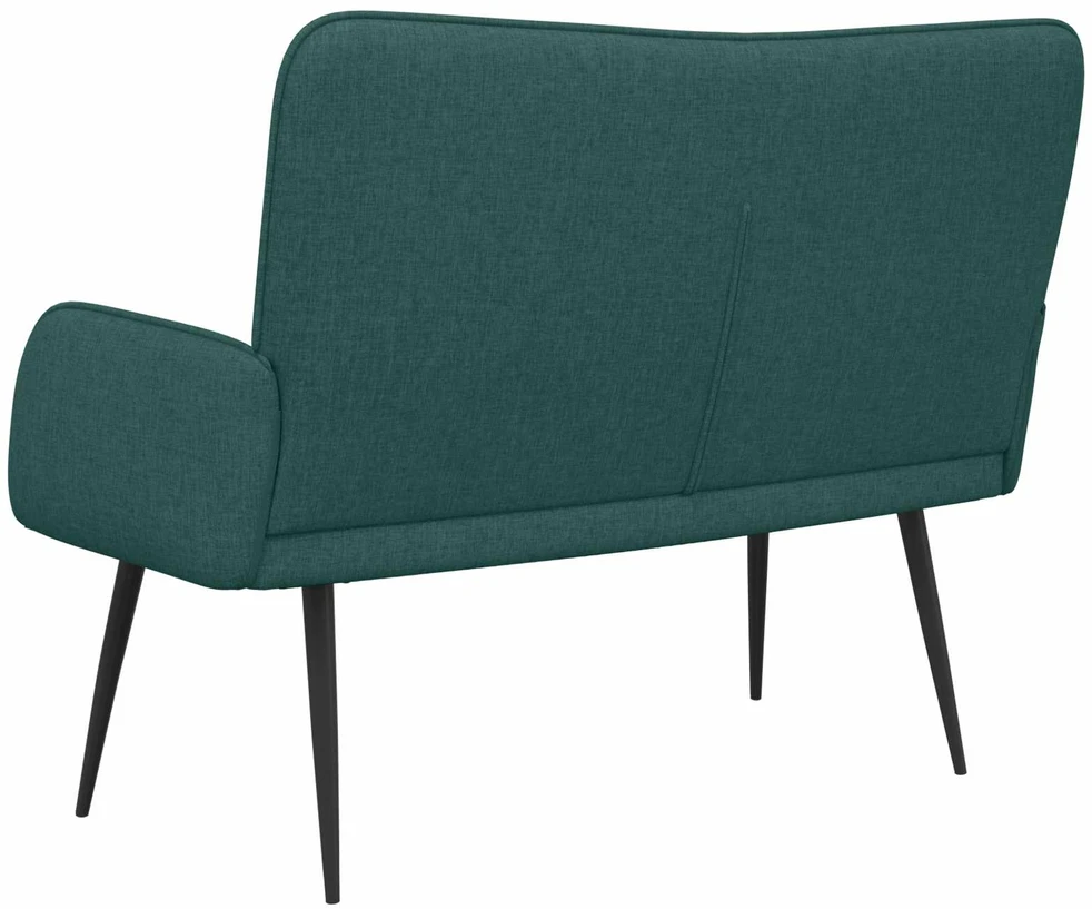 Dvitaškė sofa Tamsiai žalia 115 x 61 x 87 cm Audinys