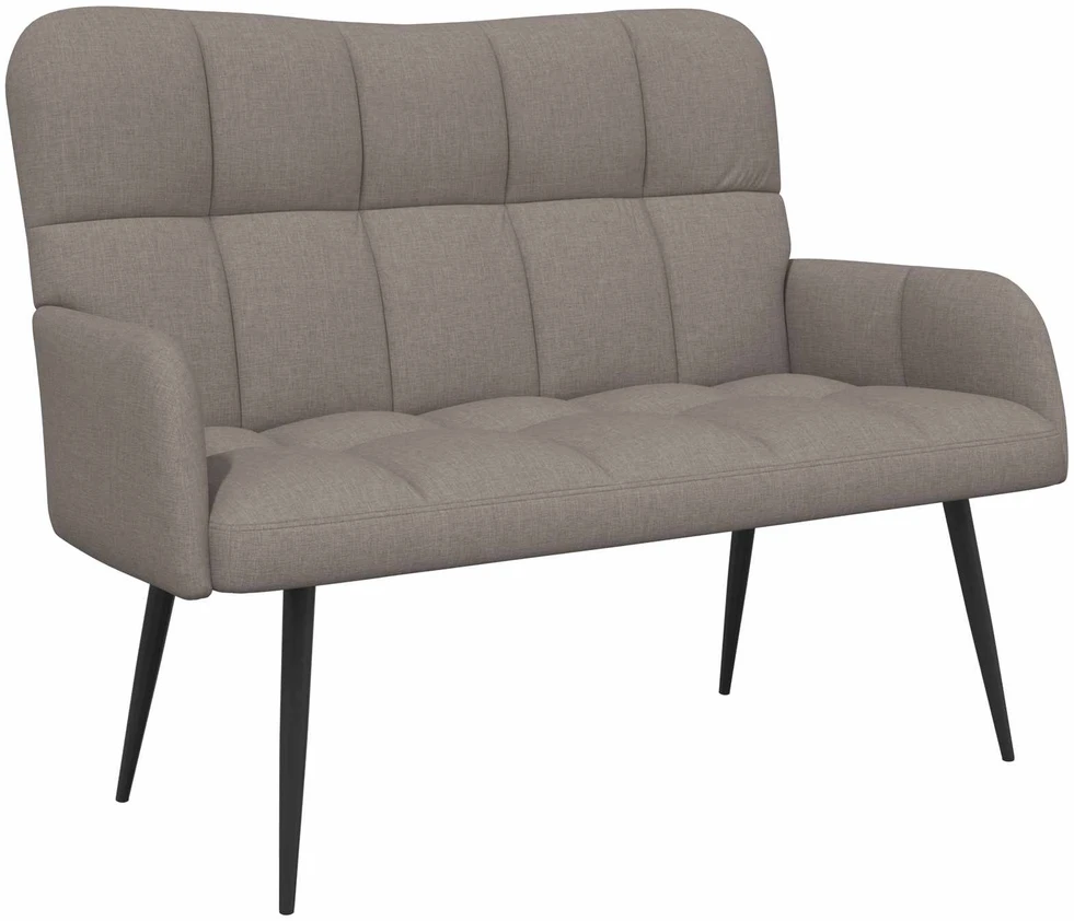 Dvitaškė sofa Taupe 115 x 61 x 87 cm Audinys