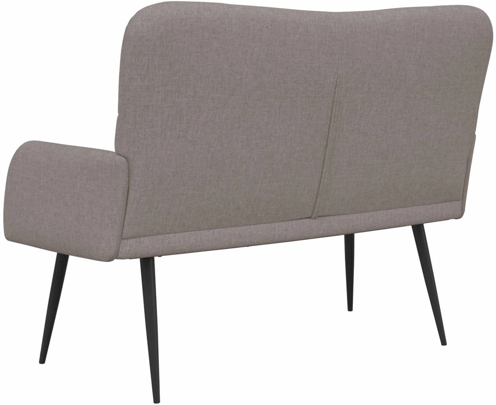 Dvitaškė sofa Taupe 115 x 61 x 87 cm Audinys