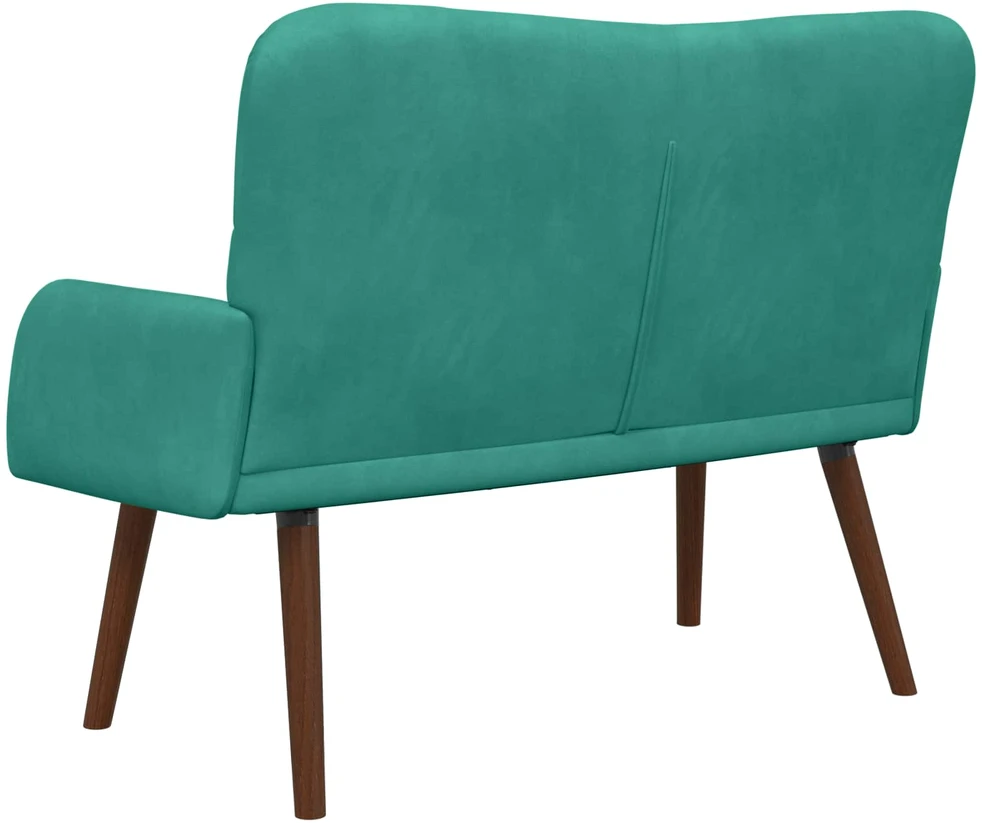 Dvitaškė sofa Turkio 115 x 61 x 87 cm Aksomas
