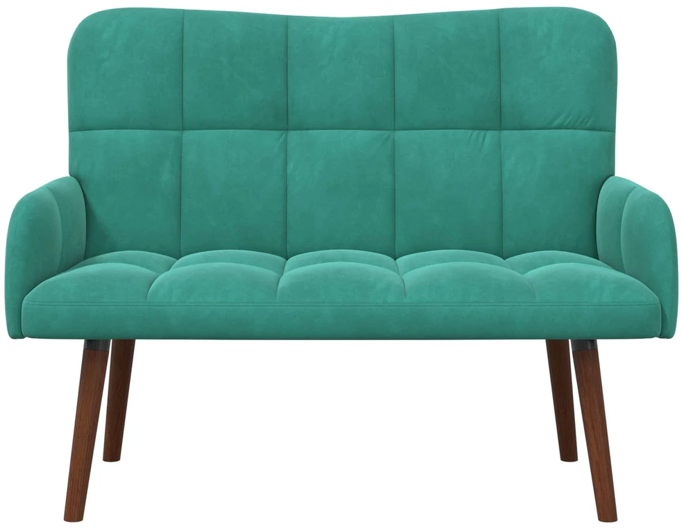 Dvitaškė sofa Turkio 115 x 61 x 87 cm Aksomas